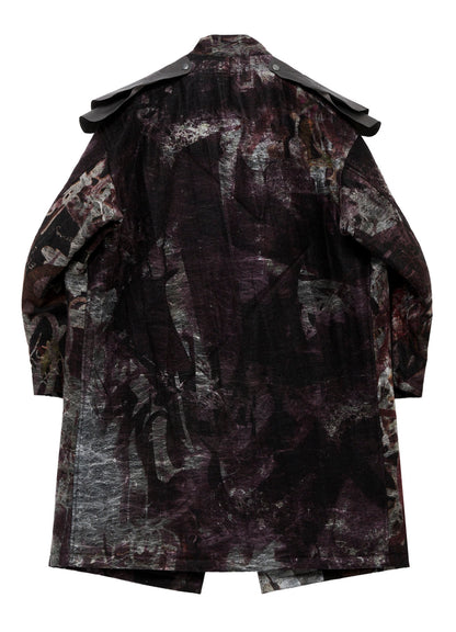 GRAFFITI KHAKI PADDED JACKET
