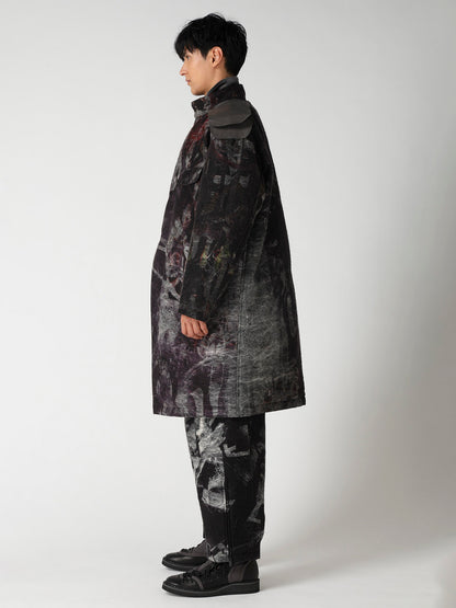 GRAFFITI KHAKI PADDED JACKET
