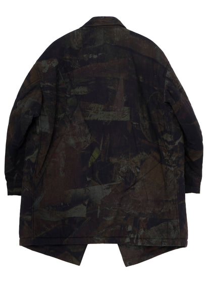 RUST SCRAP FLANNEL PADDED JACKET