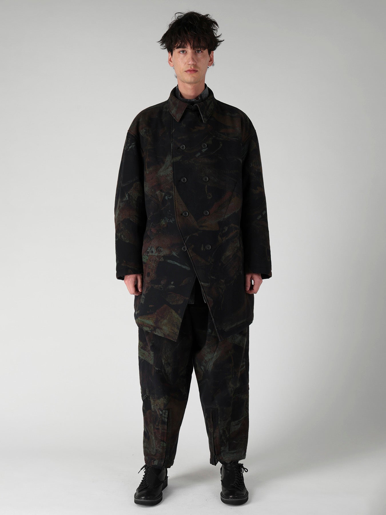 RUST SCRAP FLANNEL PADDED JACKET – THE SHOP YOHJI YAMAMOTO