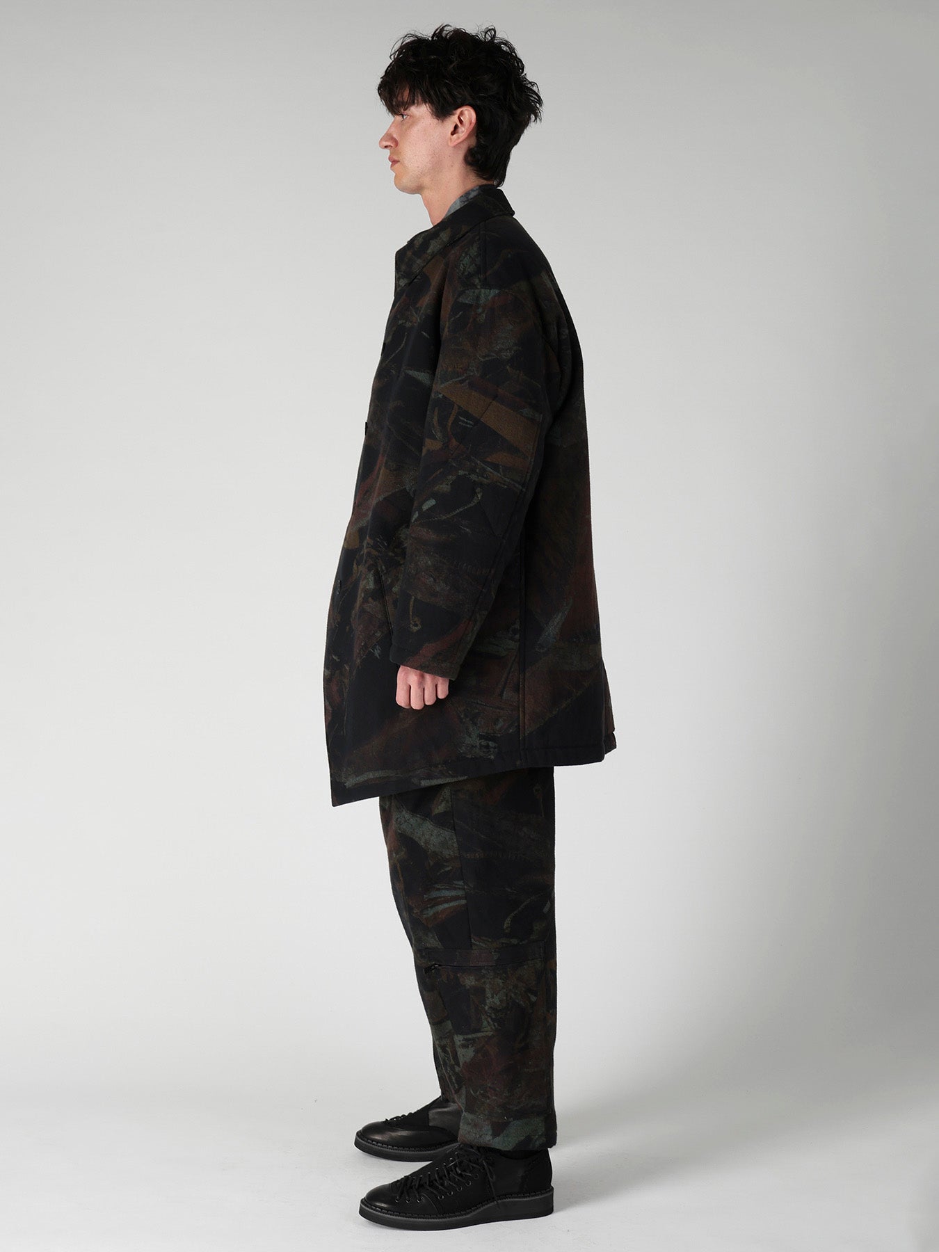 RUST SCRAP FLANNEL PADDED JACKET