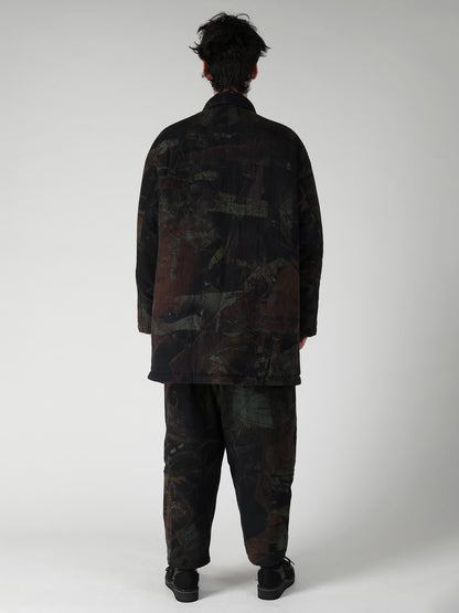 RUST SCRAP FLANNEL PADDED JACKET