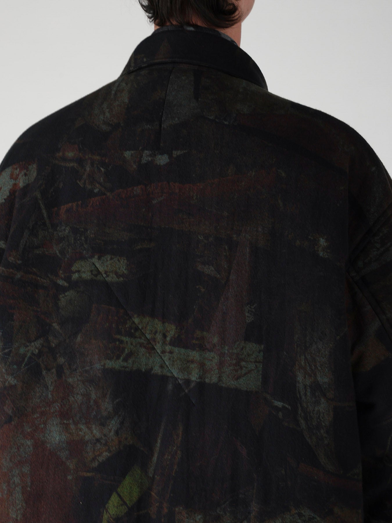 RUST SCRAP FLANNEL PADDED JACKET