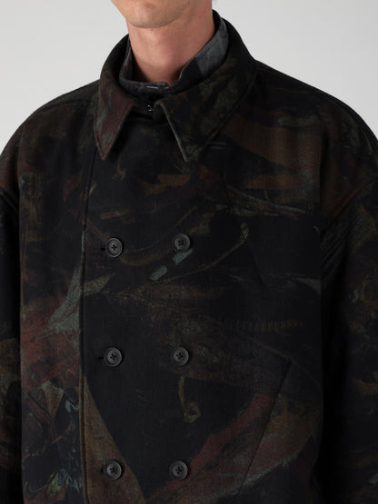 RUST SCRAP FLANNEL PADDED JACKET