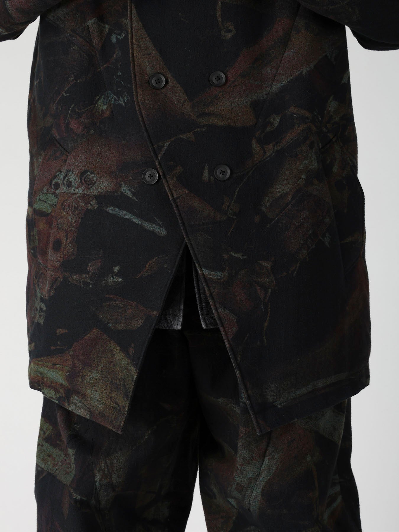 RUST SCRAP FLANNEL PADDED JACKET