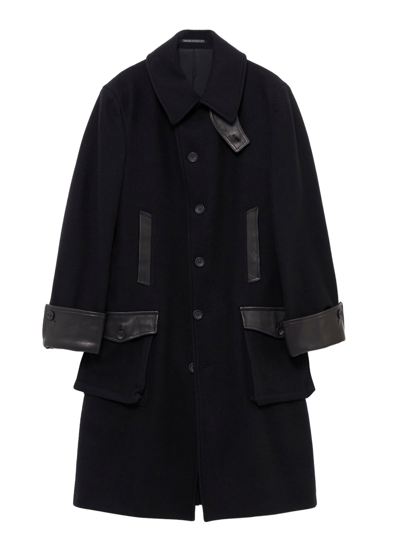 WOOL FLANNEL BELT DETAIL MILITARY 6B JACKET