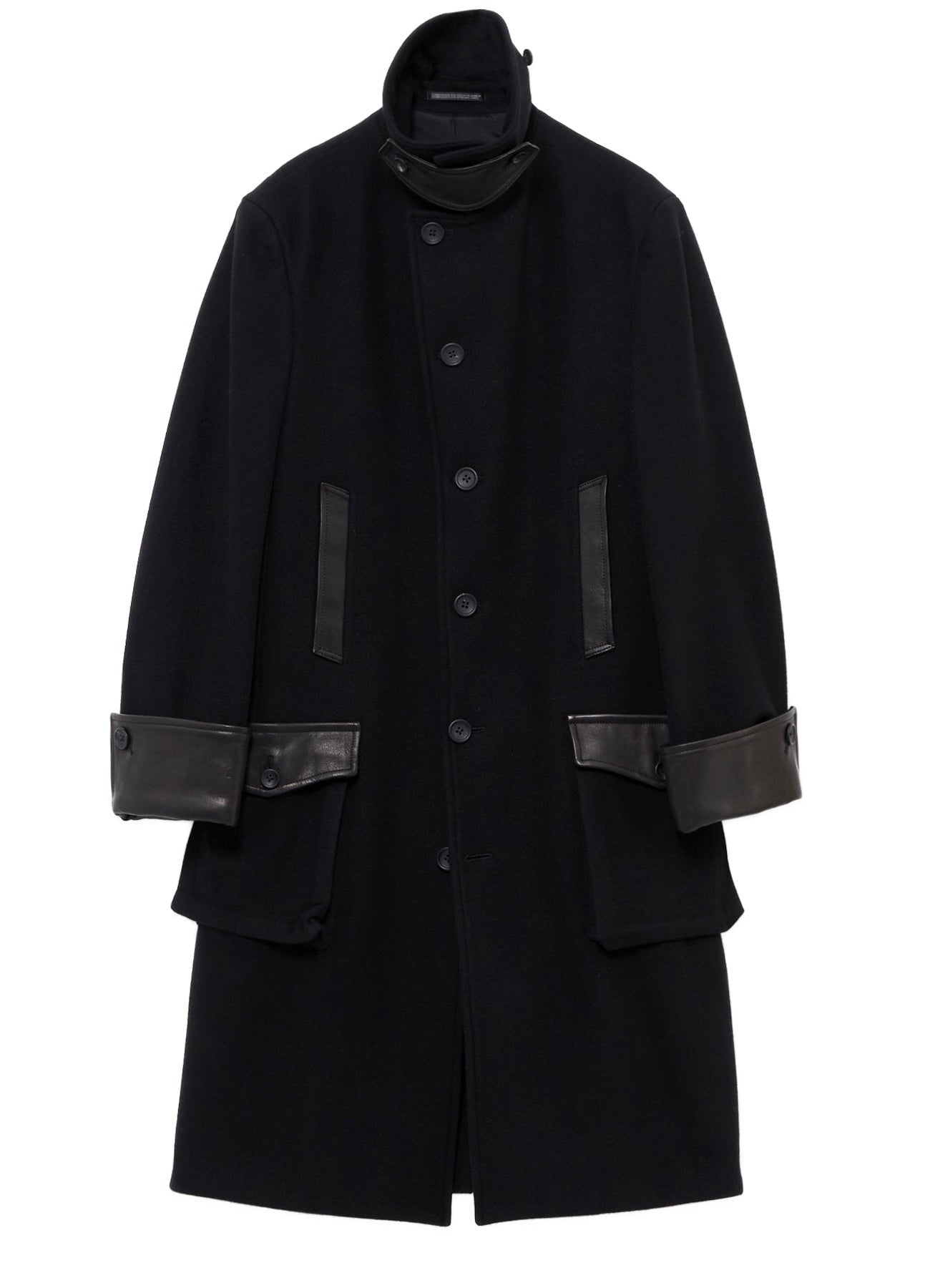 WOOL FLANNEL BELT DETAIL MILITARY 6B JACKET