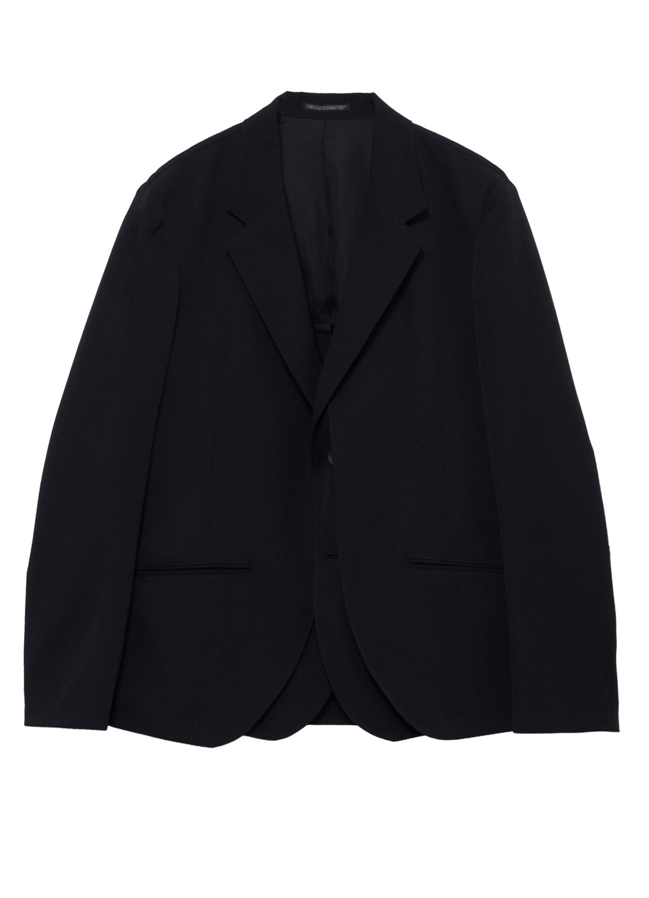 WOOL GABARDINE FRONT DOUBLE JKT