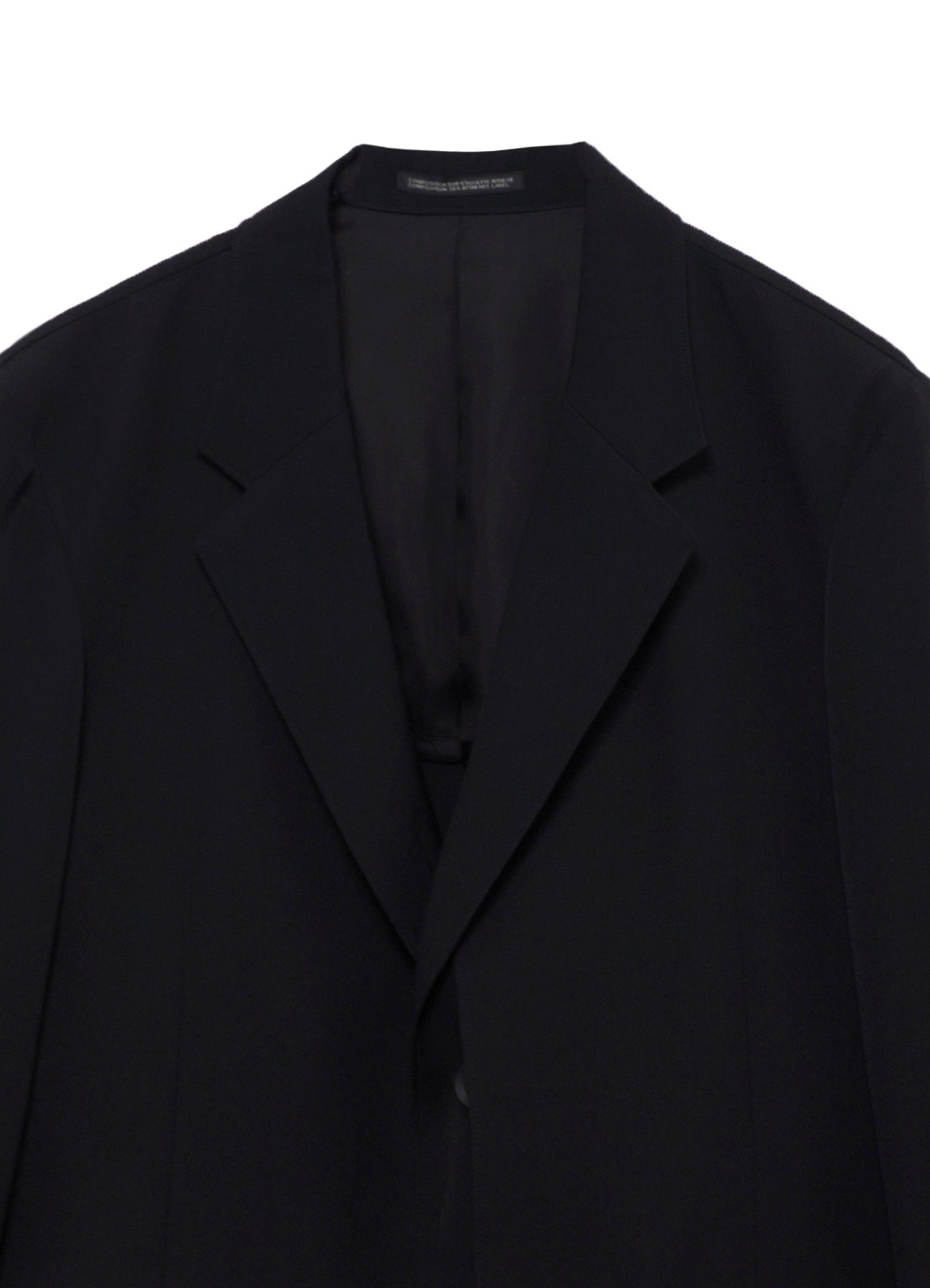 WOOL GABARDINE FRONT DOUBLE JKT