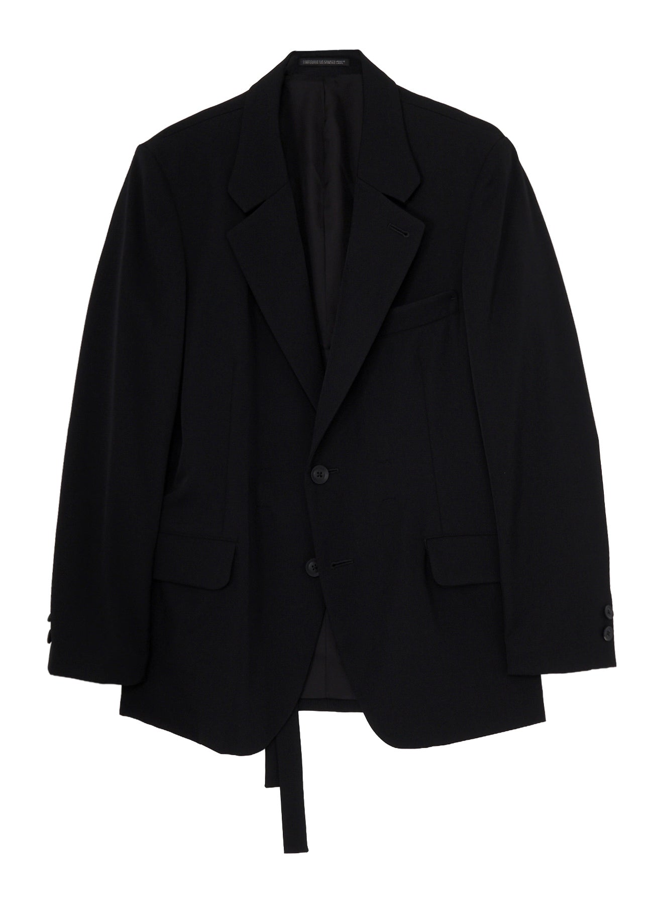 WOOL GABARDINE INNER BELT JACKET