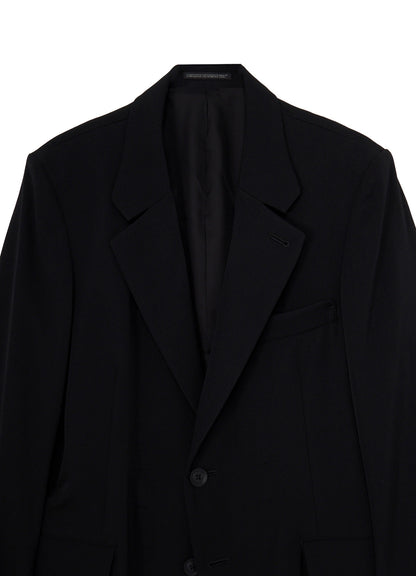 WOOL GABARDINE INNER BELT JACKET