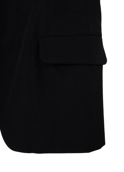 WOOL GABARDINE INNER BELT JACKET