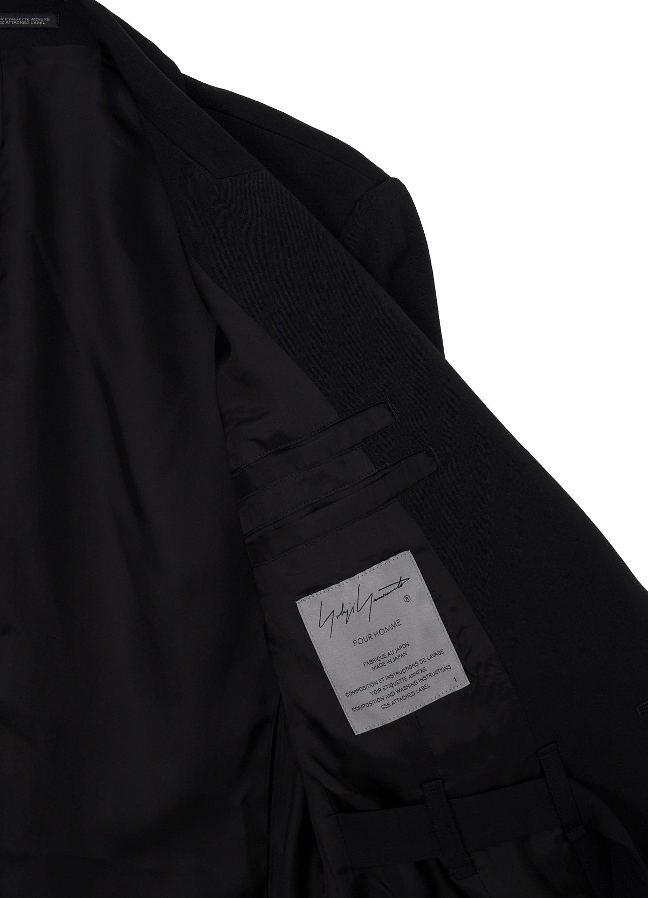 WOOL GABARDINE INNER BELT JACKET