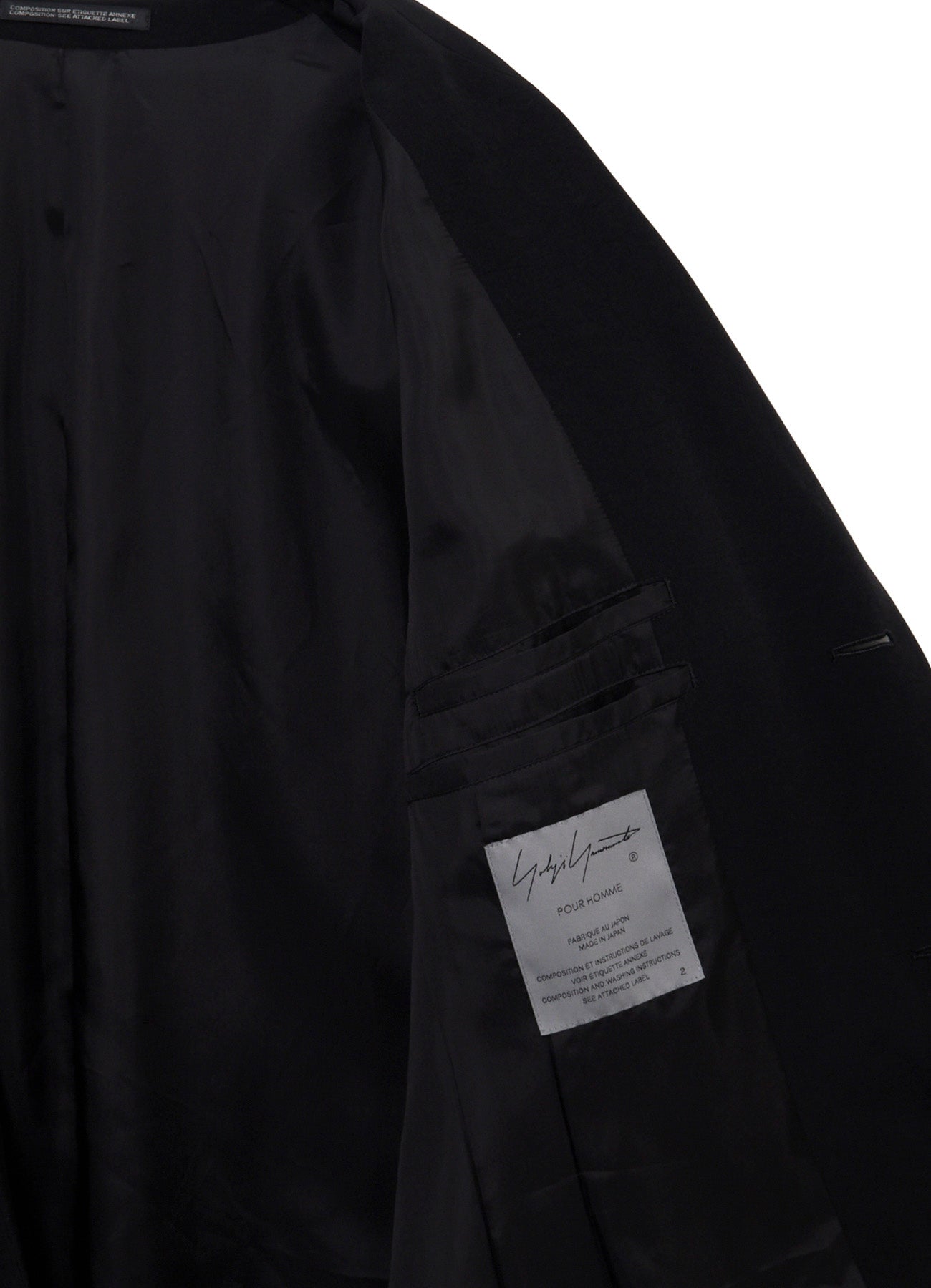 Ta TUXEDO 3BUTTONS LONG JACKET