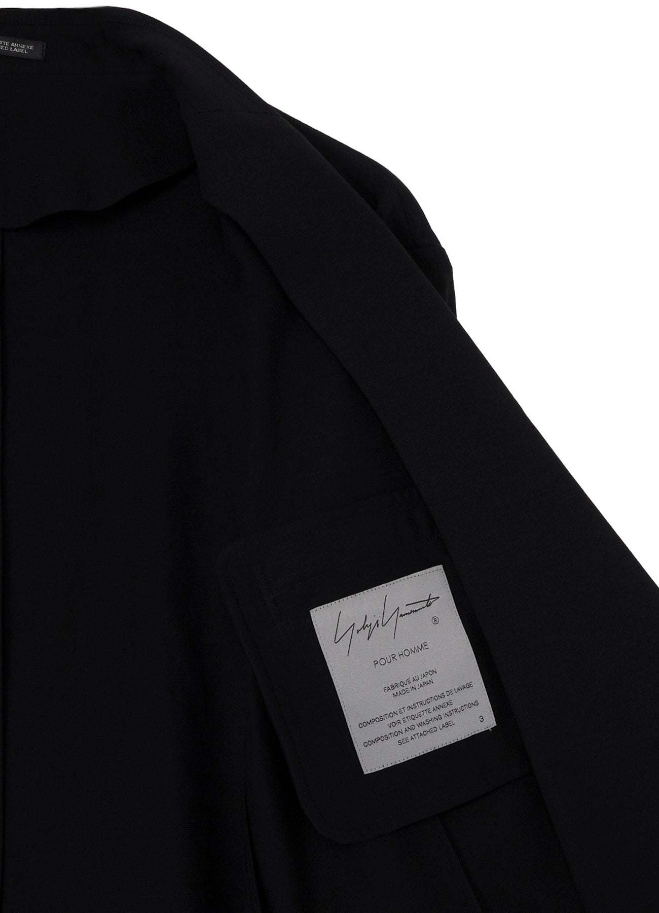 YA−MAN IB-20SZJ HIGH-TWISTED JERSEY 2BS JACKET – THE SHOP YOHJI YAMAMOTO