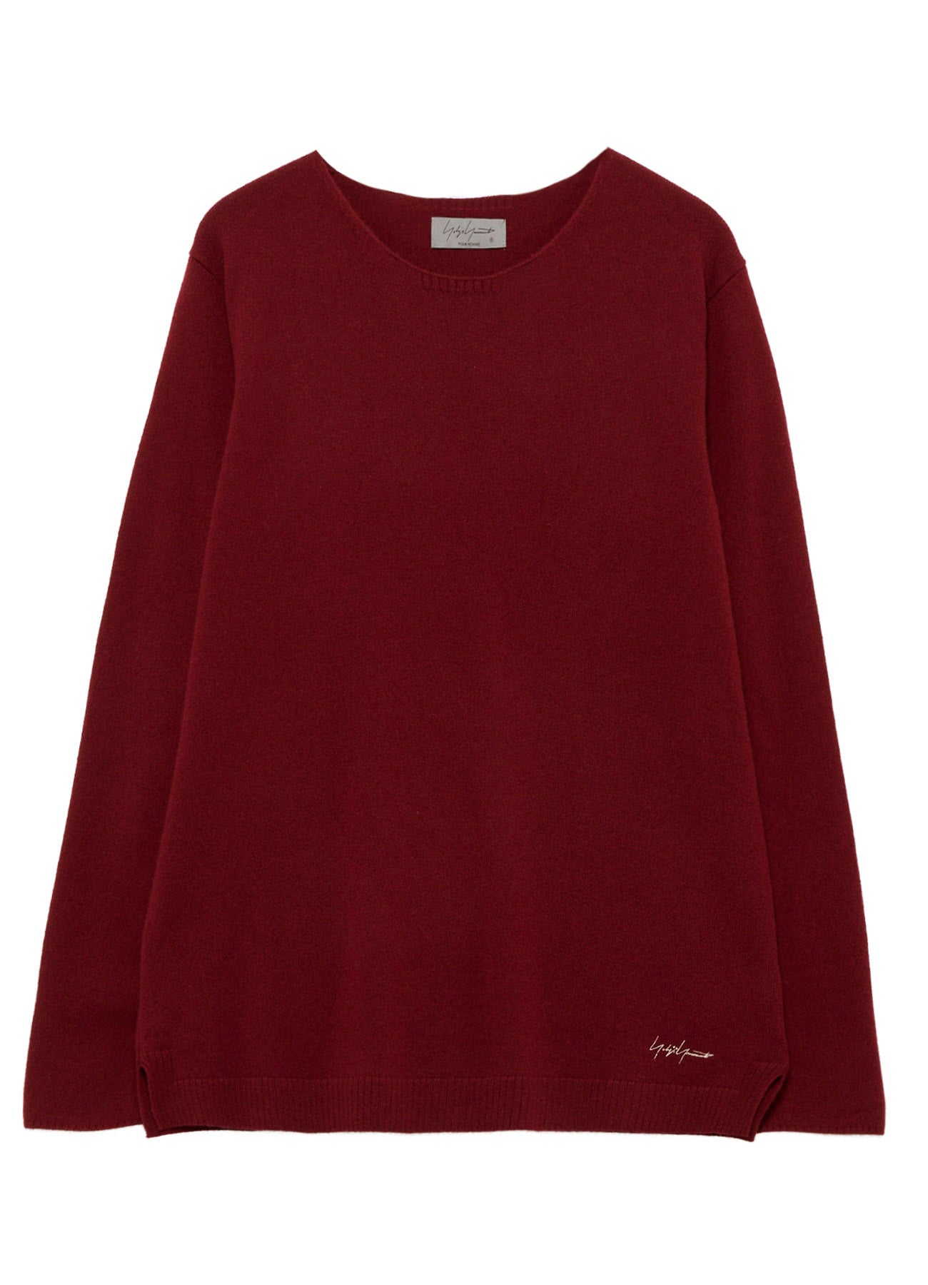 SINGLE JERSEY SIGNATURE EMBROIDERED KNIT – THE SHOP YOHJI YAMAMOTO