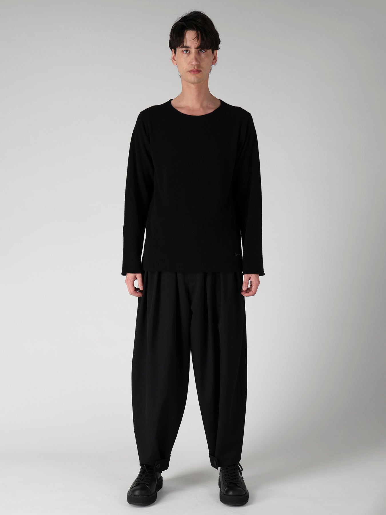 SINGLE JERSEY SIGNATURE EMBROIDERED KNIT – THE SHOP YOHJI YAMAMOTO