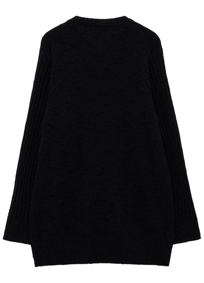 7G PLATING SINGLE JERSEY RIB ROUND NECK PO