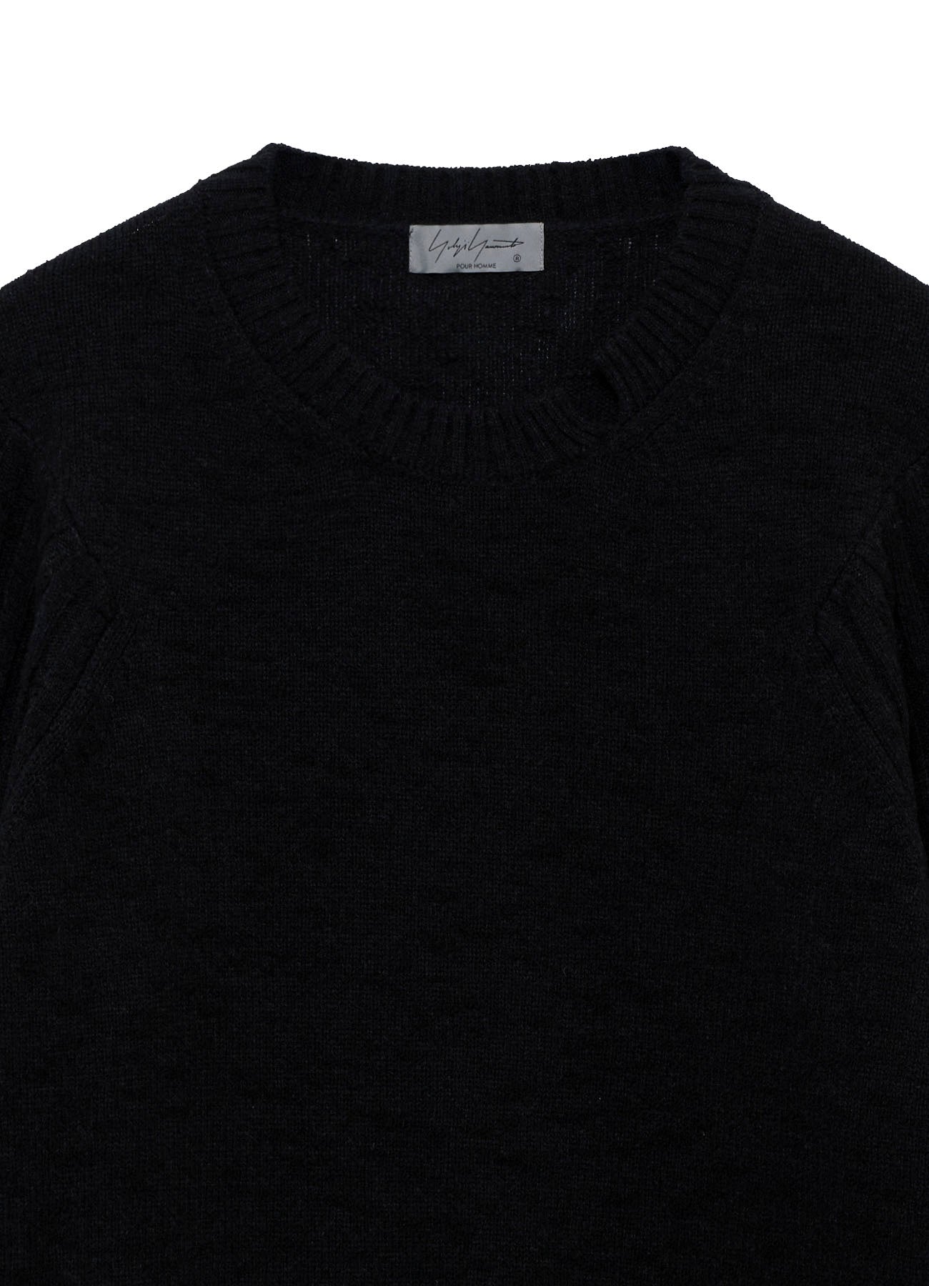 7G PLATING SINGLE JERSEY RIB ROUND NECK PO