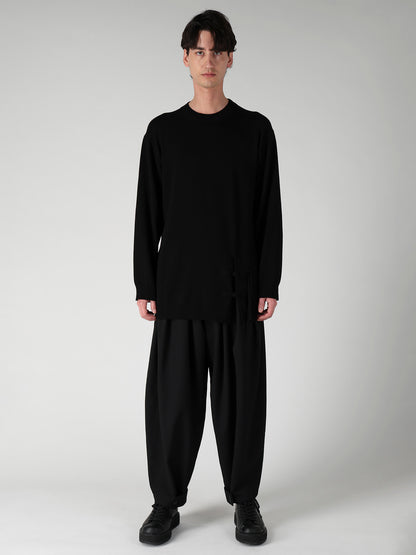 SINGLE JERSEY+CHINA BUTTON CHINA BUTTON ROUND NECK PO