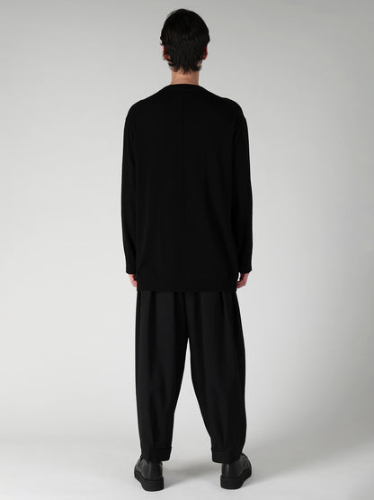 SINGLE JERSEY+CHINA BUTTON CHINA BUTTON ROUND NECK PO