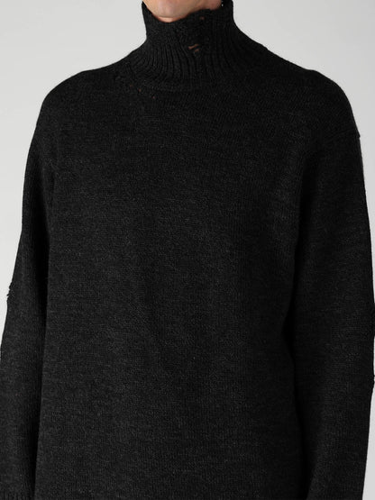 5G 3PLY SINGLE JERSEY  HIGH NECK PO