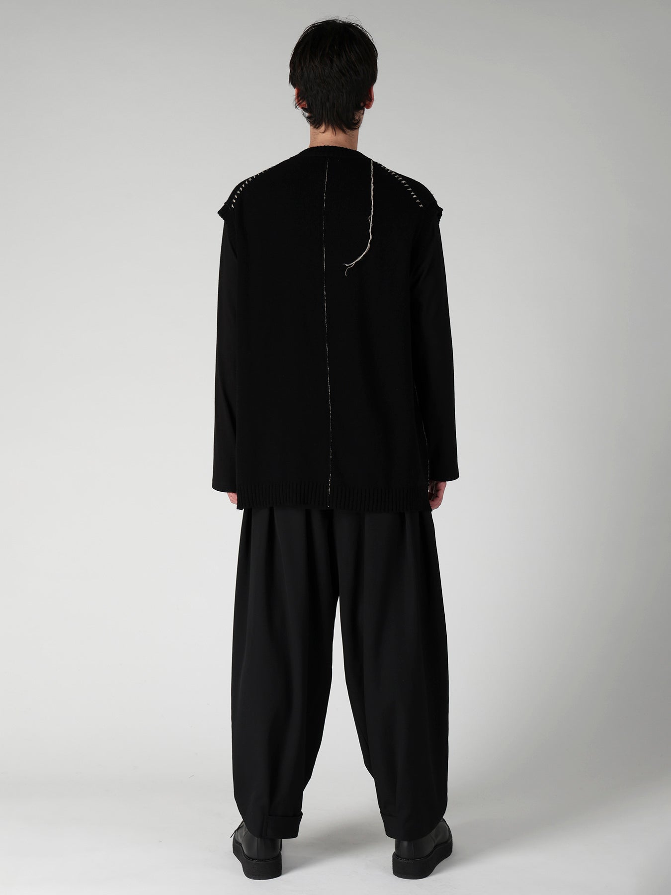 SINGLE JERSEY+EMBROIDERY EMBROIDERY ROUND NECK VEST