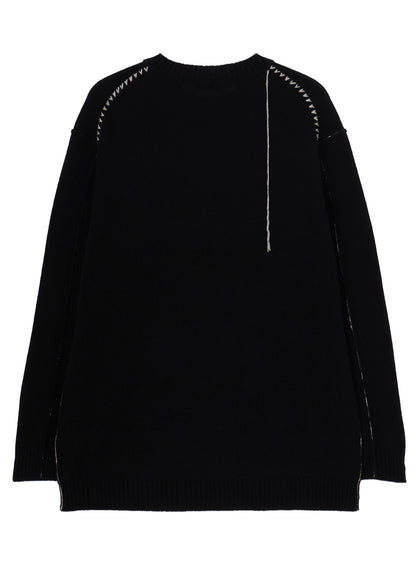 SINGLE JERSEY+EMBROIDERY EMBROIDERY ROUND NECK PO