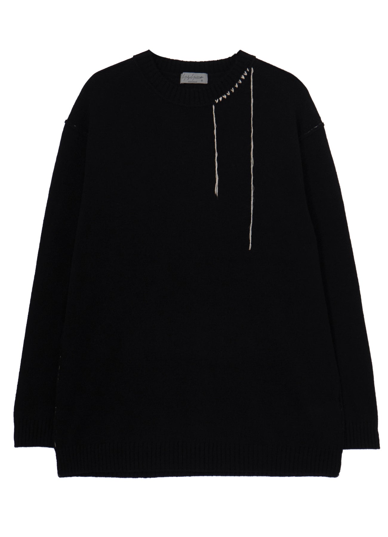 SINGLE JERSEY+EMBROIDERY EMBROIDERY ROUND NECK PO – THE SHOP YOHJI
