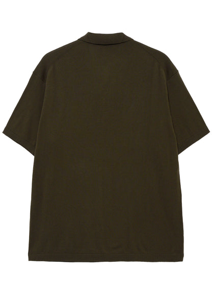 COTTON JERSEY KNIT POLO SHIRT