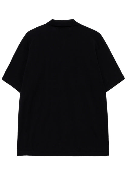 COTTON JERSEY KNIT POLO SHIRT