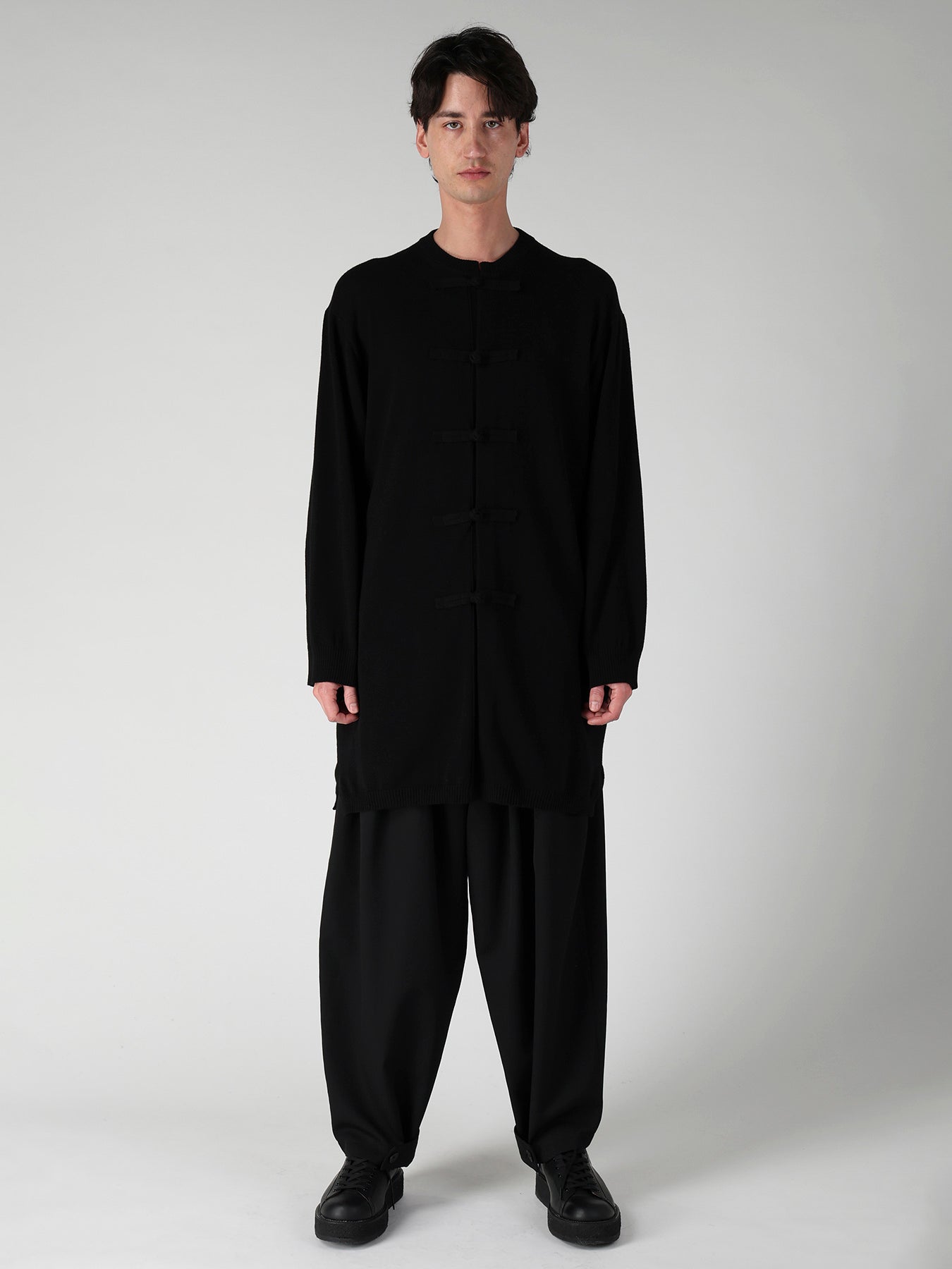 SINGLE JERSEY+CHINA BUTTON CHINA BUTTON ROUND NECK CD