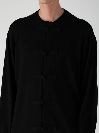 SINGLE JERSEY+CHINA BUTTON CHINA BUTTON ROUND NECK CD