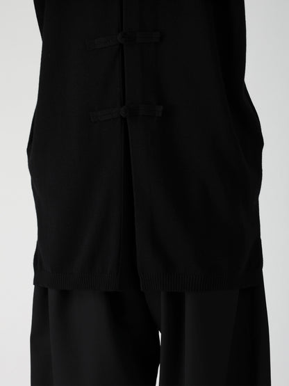 SINGLE JERSEY+CHINA BUTTON CHINA BUTTON ROUND NECK CD