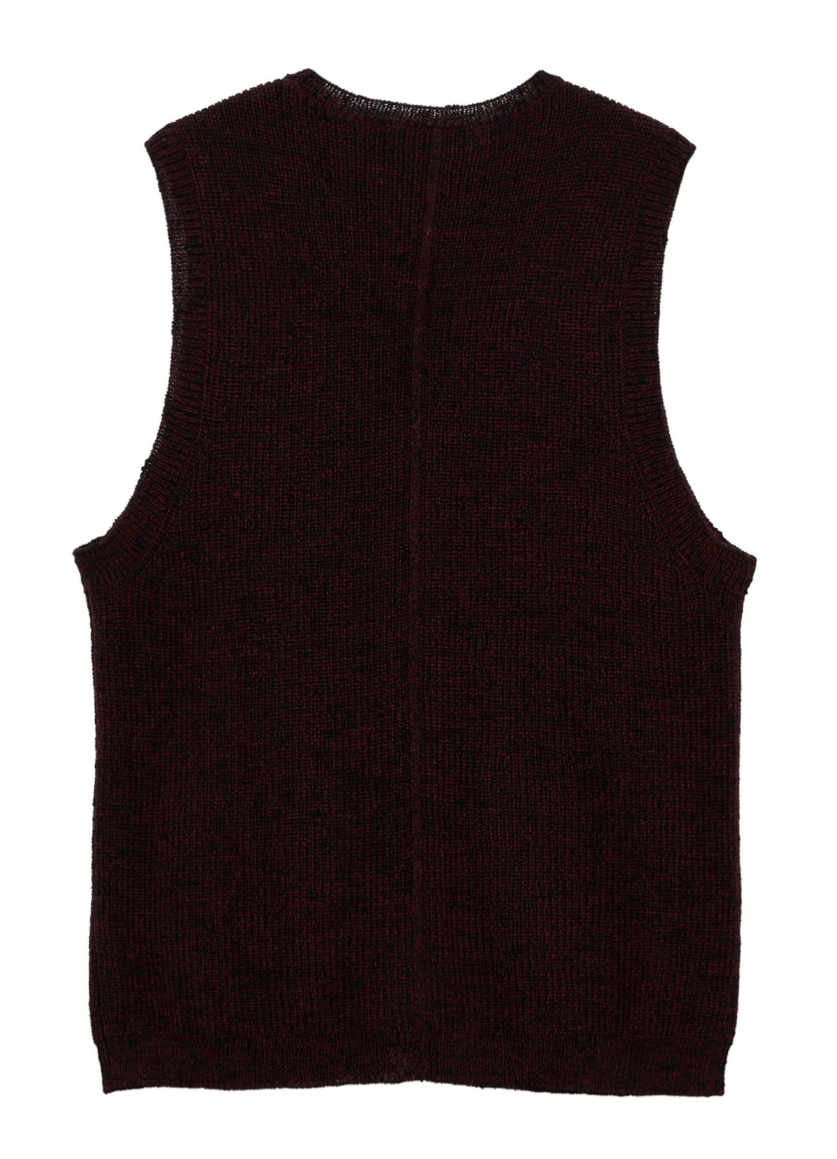 PARALLELED HALF CARDIGAN POCKET DETAIL ZIP VEST