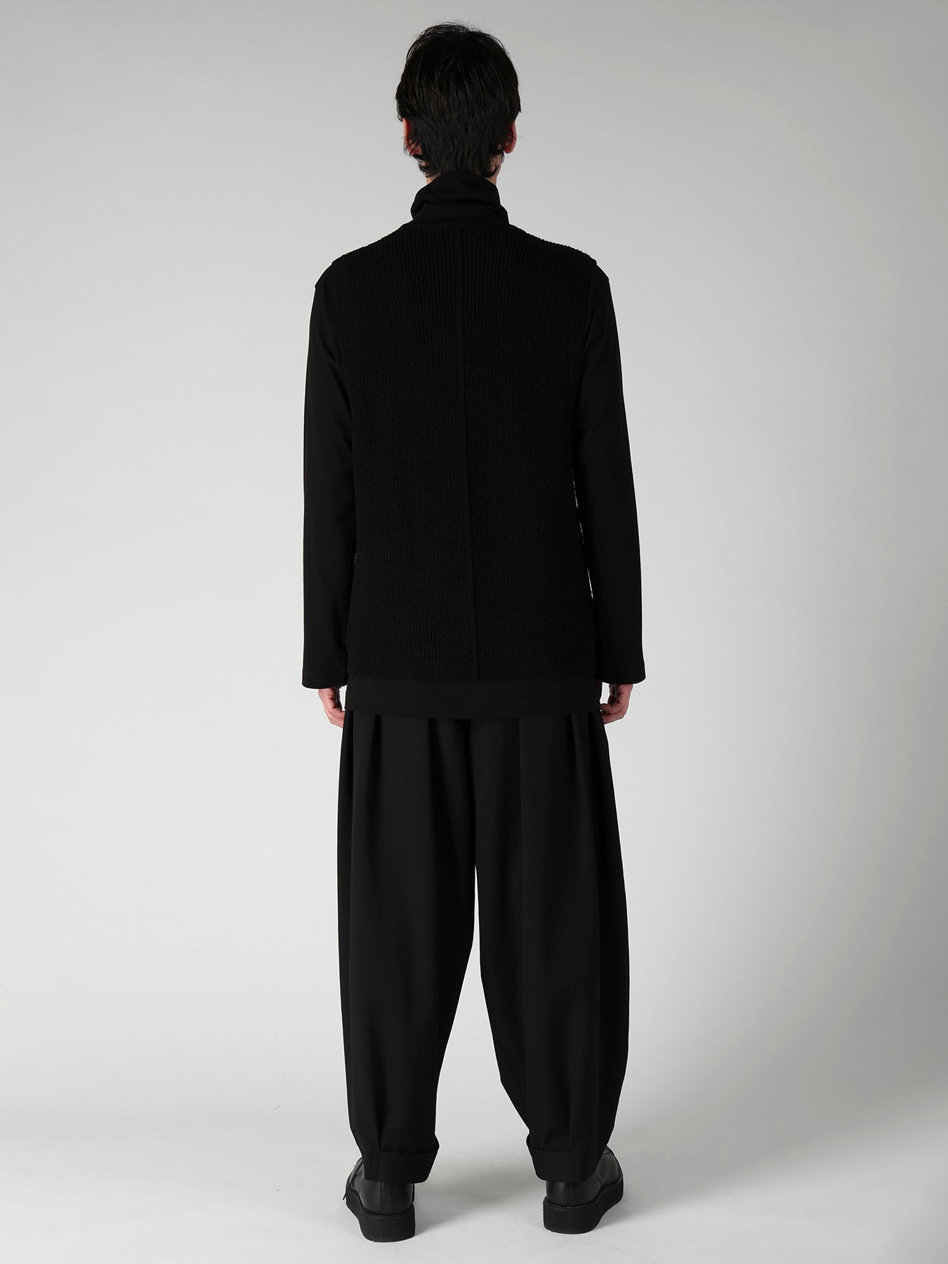 PARALLELED HALF CARDIGAN POCKET DETAIL ZIP VEST – THE SHOP YOHJI