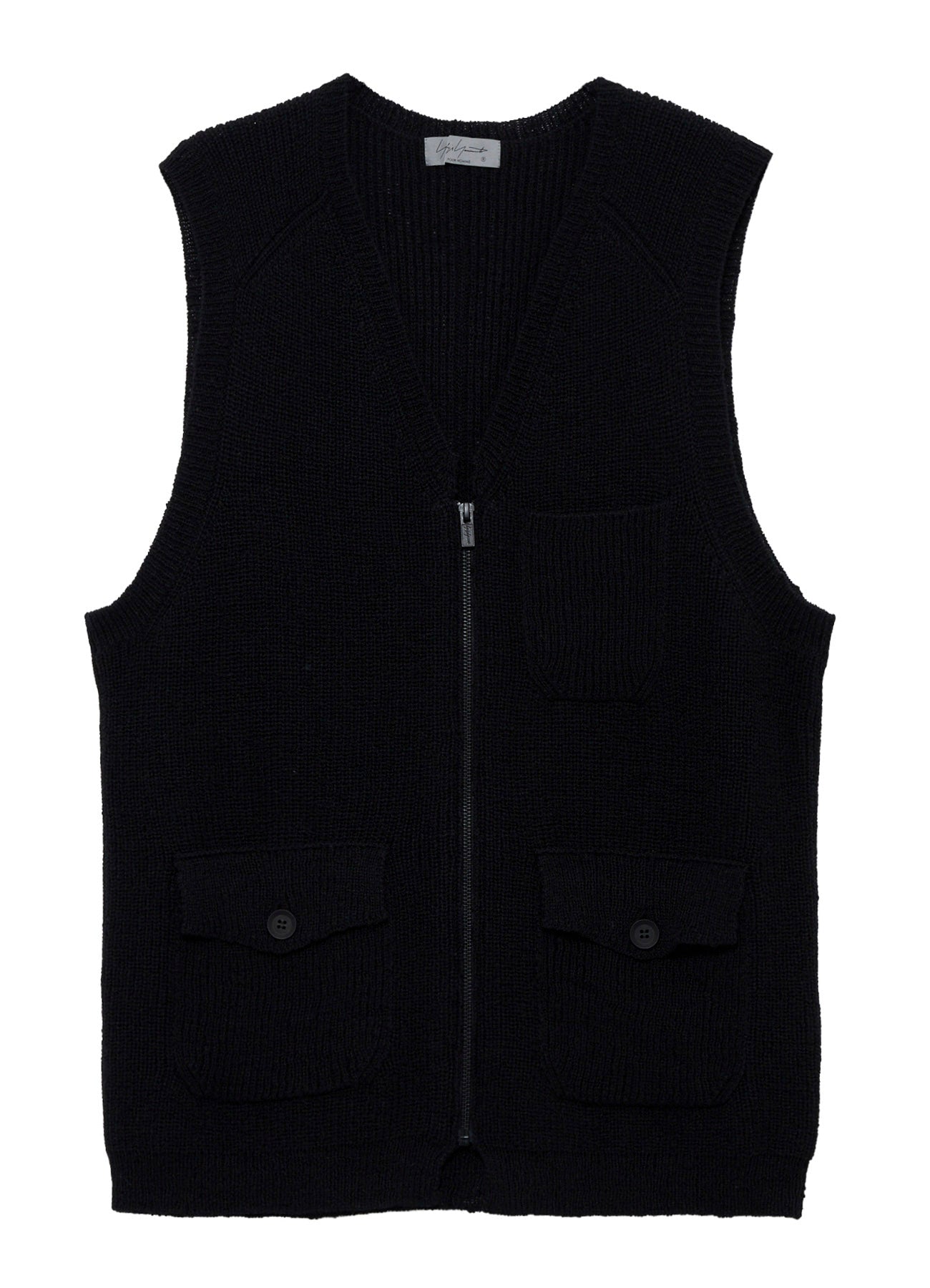 PARALLELED HALF CARDIGAN POCKET DETAIL ZIP VEST – THE SHOP YOHJI PARALLELED HALF CARDIGAN POCKET DETAIL ZIP VEST – THE SHOP YOHJI