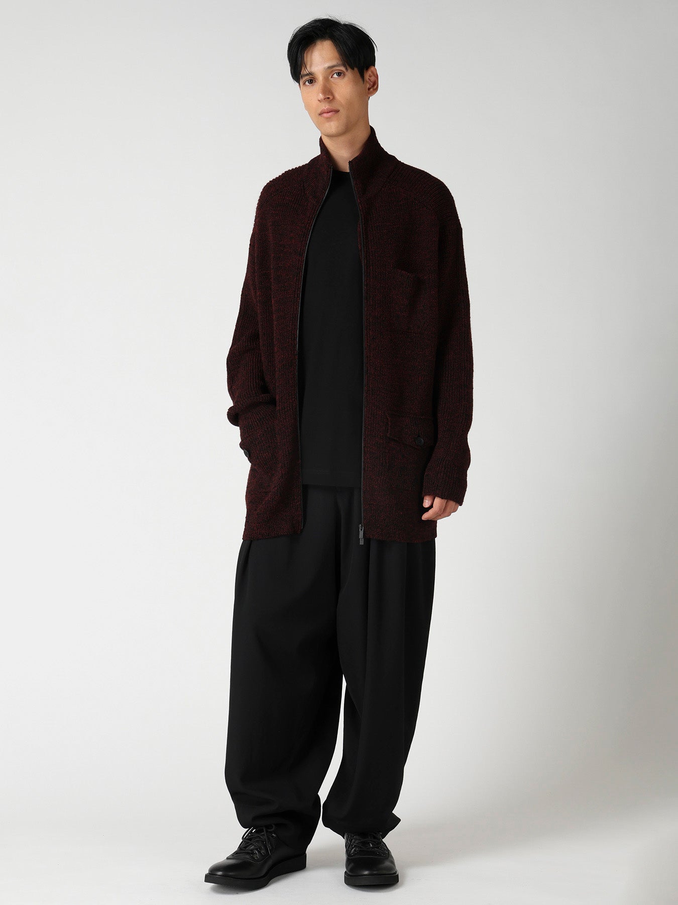 PARALLELED HALF CARDIGAN POCKET DETAIL ZIP BLOUZON – THE SHOP
