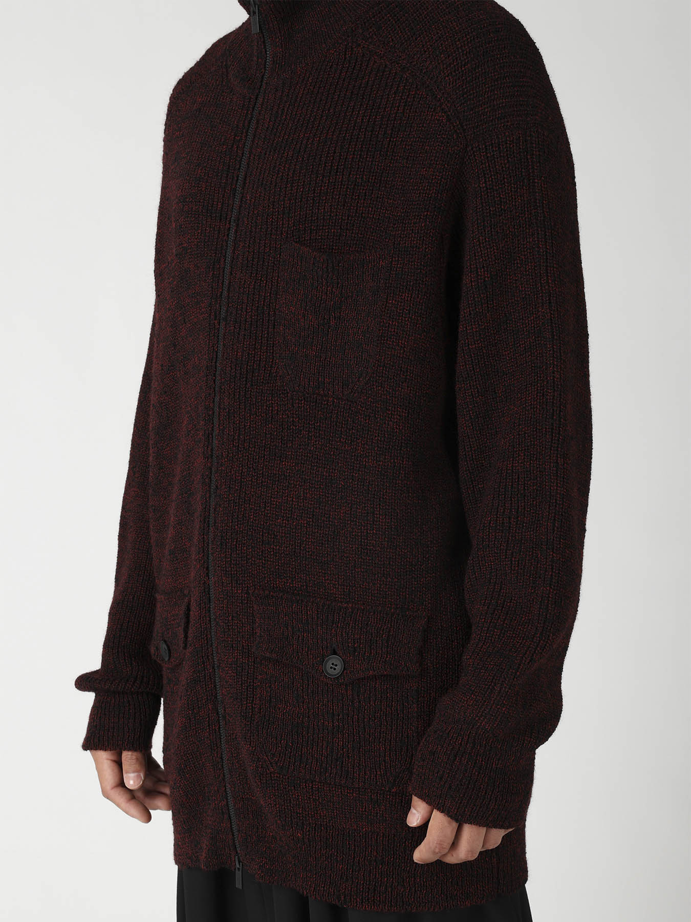櫛山 PARALLELED HALF CARDIGAN POCKET DETAIL ZIP BLOUZON – THE SHOP