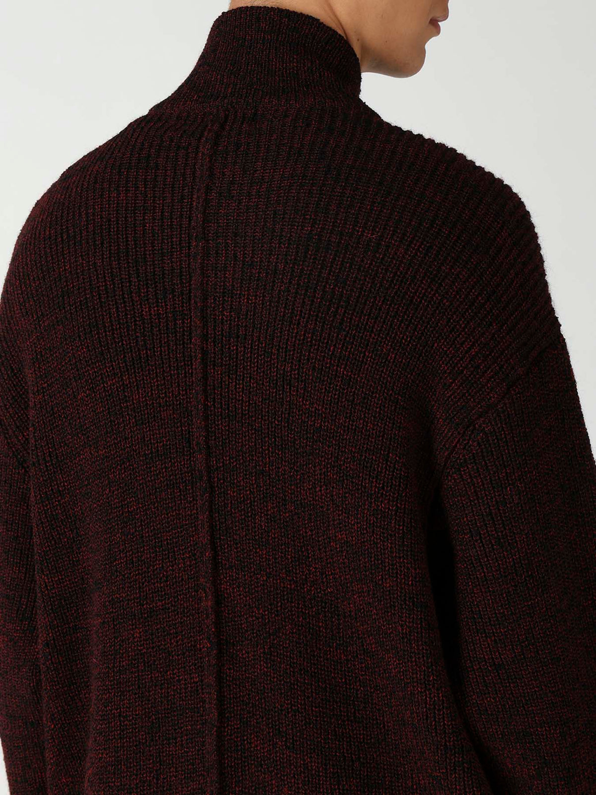 PARALLELED HALF CARDIGAN POCKET DETAIL ZIP BLOUZON
