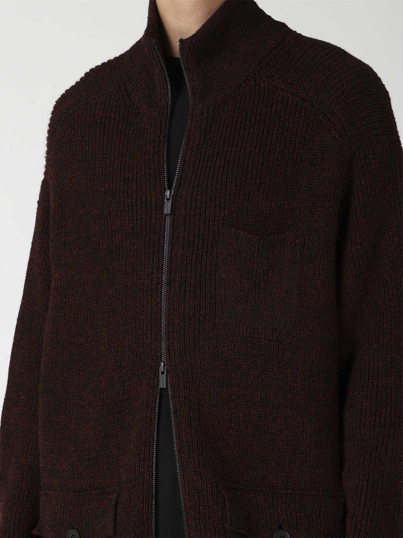 PARALLELED HALF CARDIGAN POCKET DETAIL ZIP BLOUZON – THE SHOP