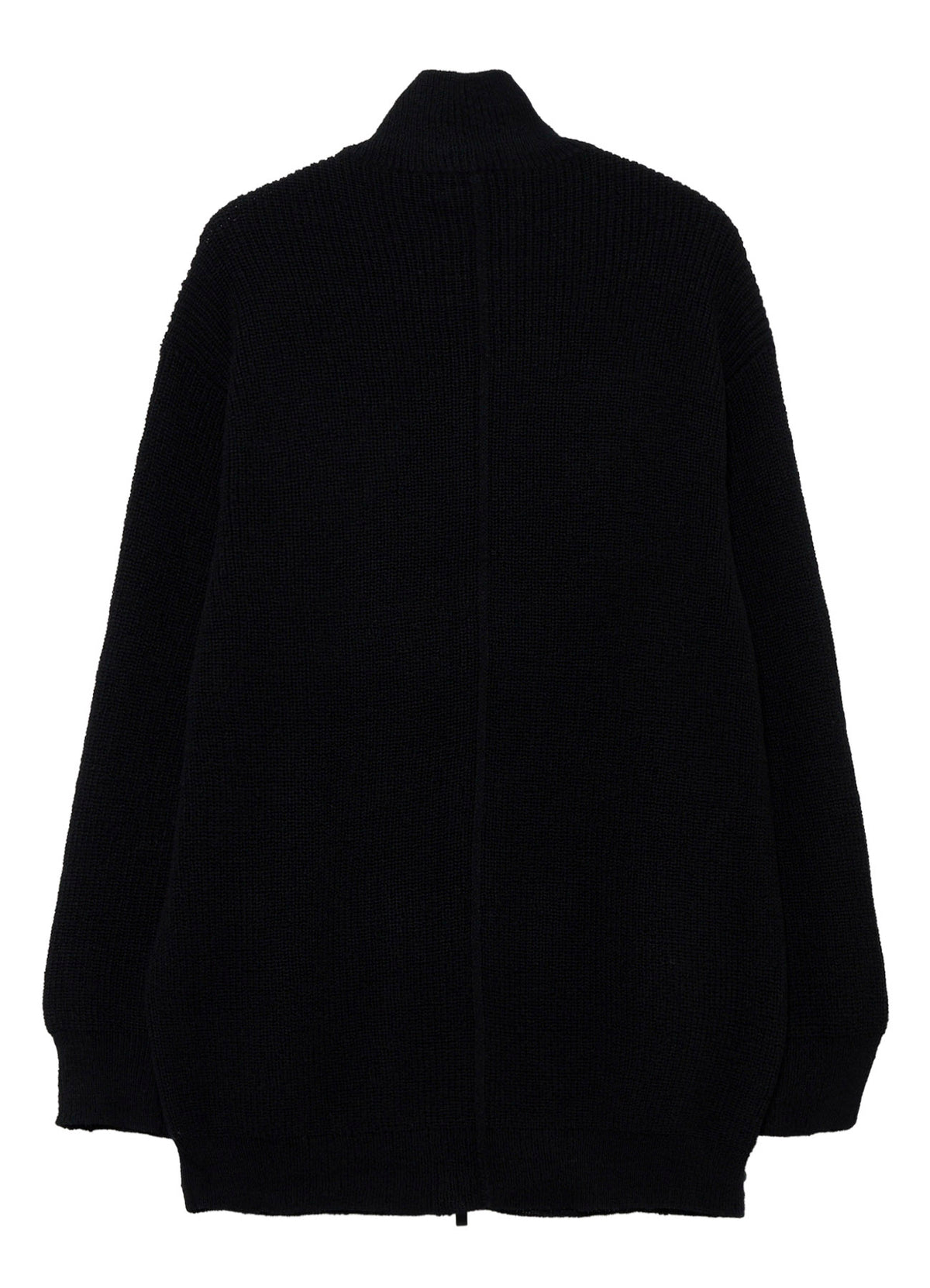 PARALLELED HALF CARDIGAN POCKET DETAIL ZIP BLOUZON