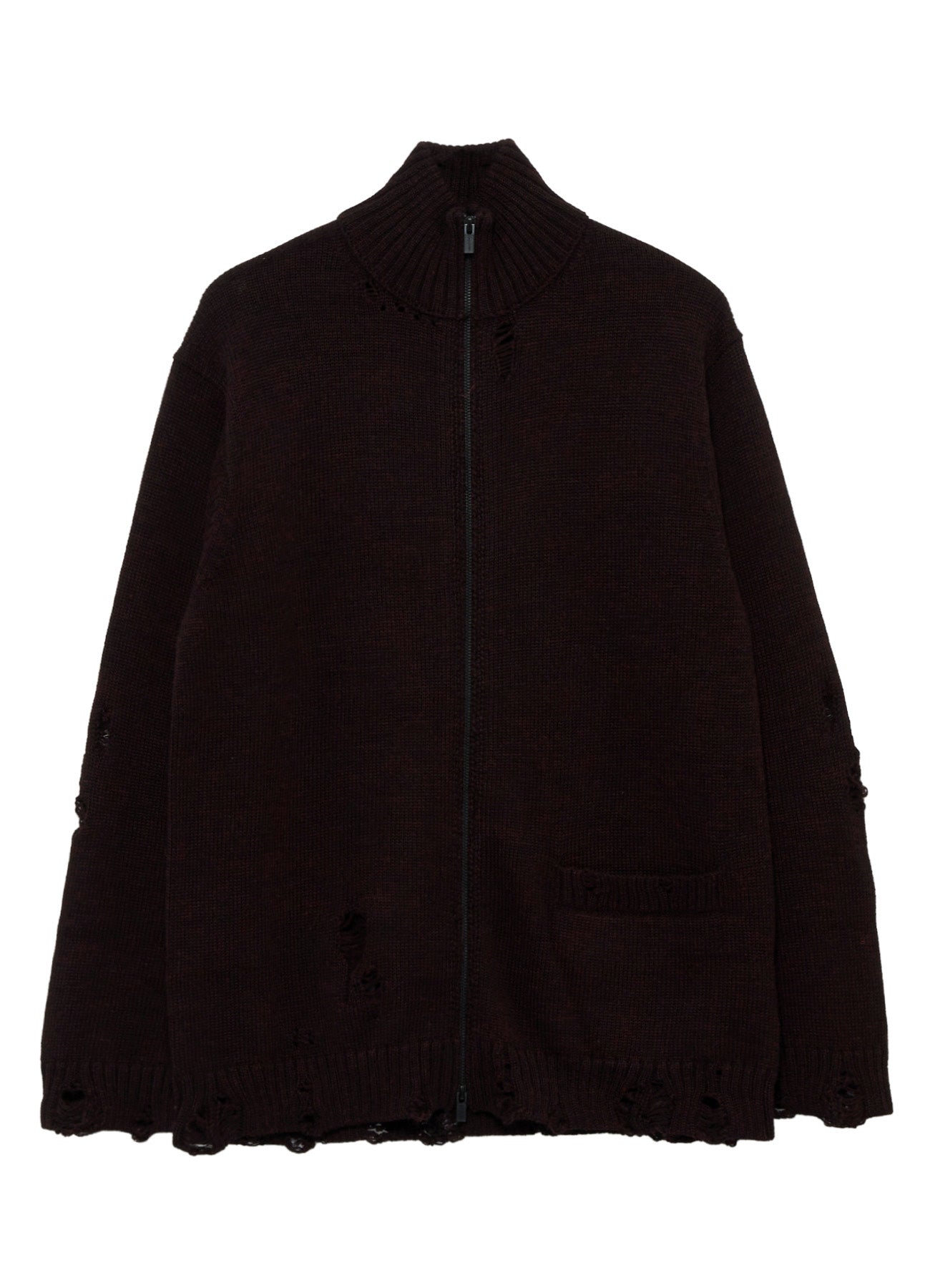 トップス y.k 5G 3PLY SINGLE JERSEY HIGH NECK ZIP CARDIGAN – THE SHOP YOHJI YAMAMOTO