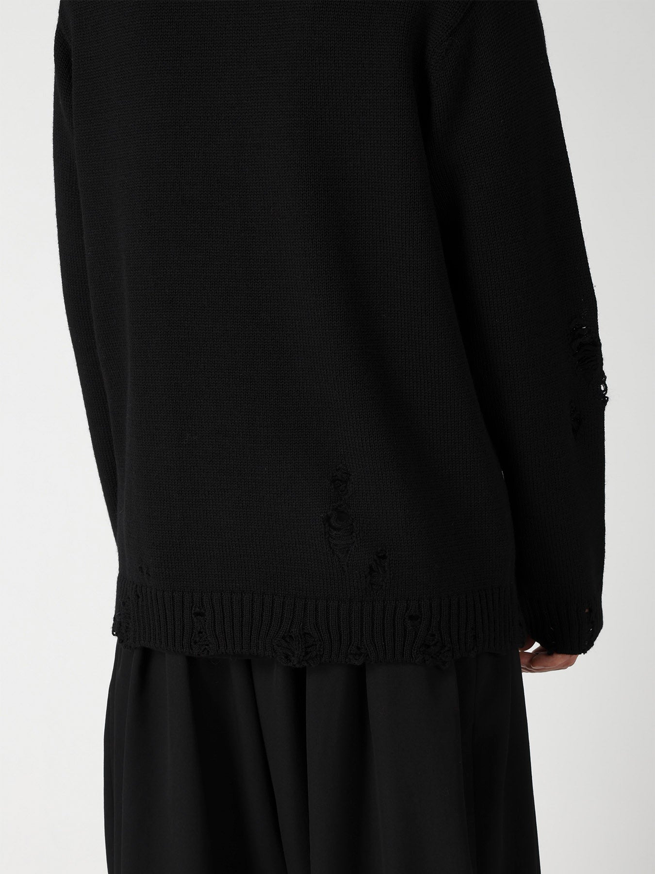 5G 3PLY SINGLE JERSEY  HIGH NECK ZIP CARDIGAN