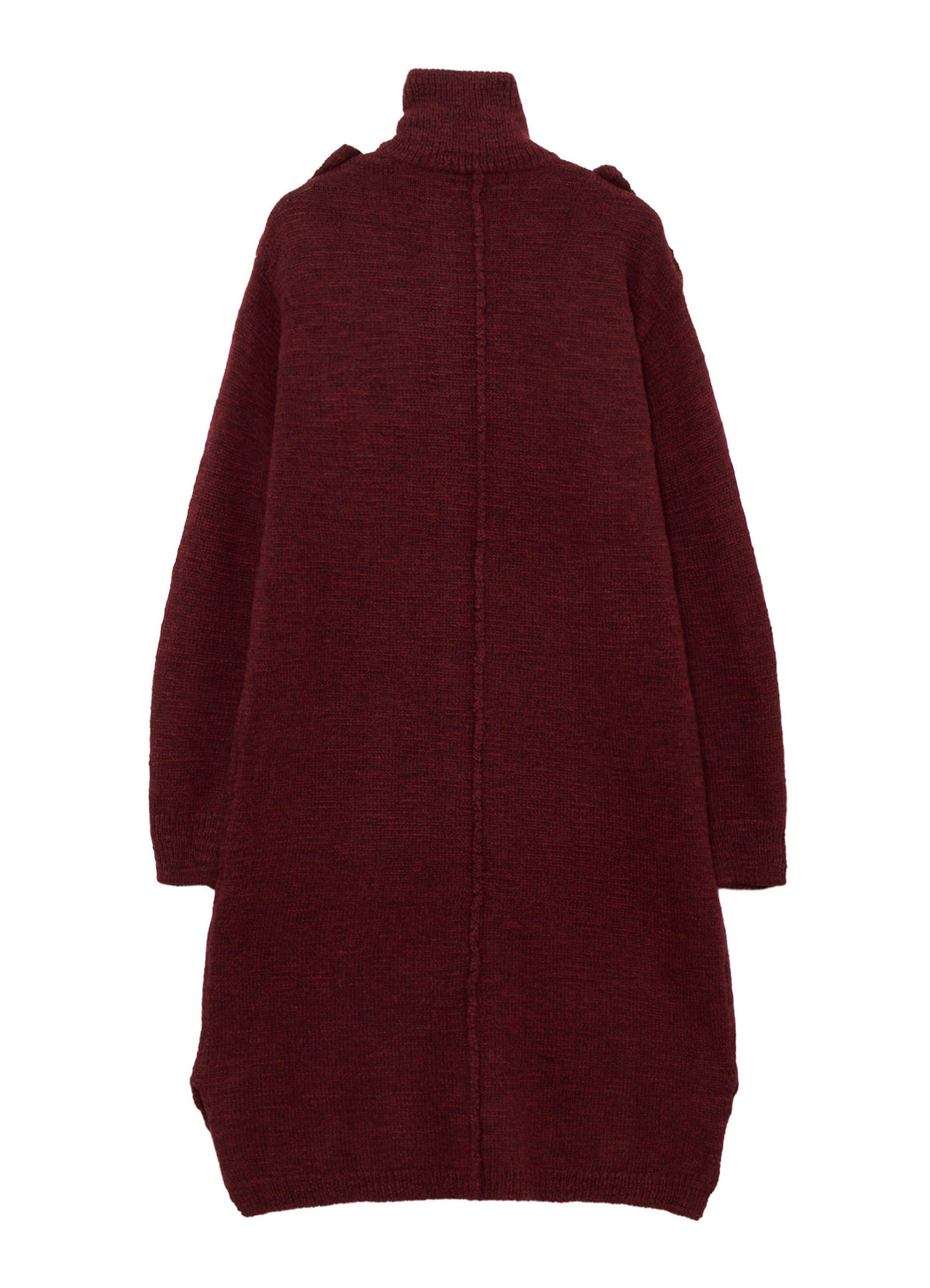 SINGLE JERSEY SHOULDER EPAULET HIGH NECK LONG CD