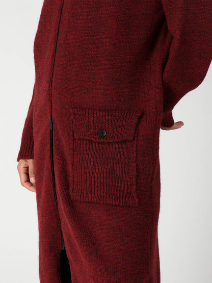 SINGLE JERSEY SHOULDER EPAULET HIGH NECK LONG CD
