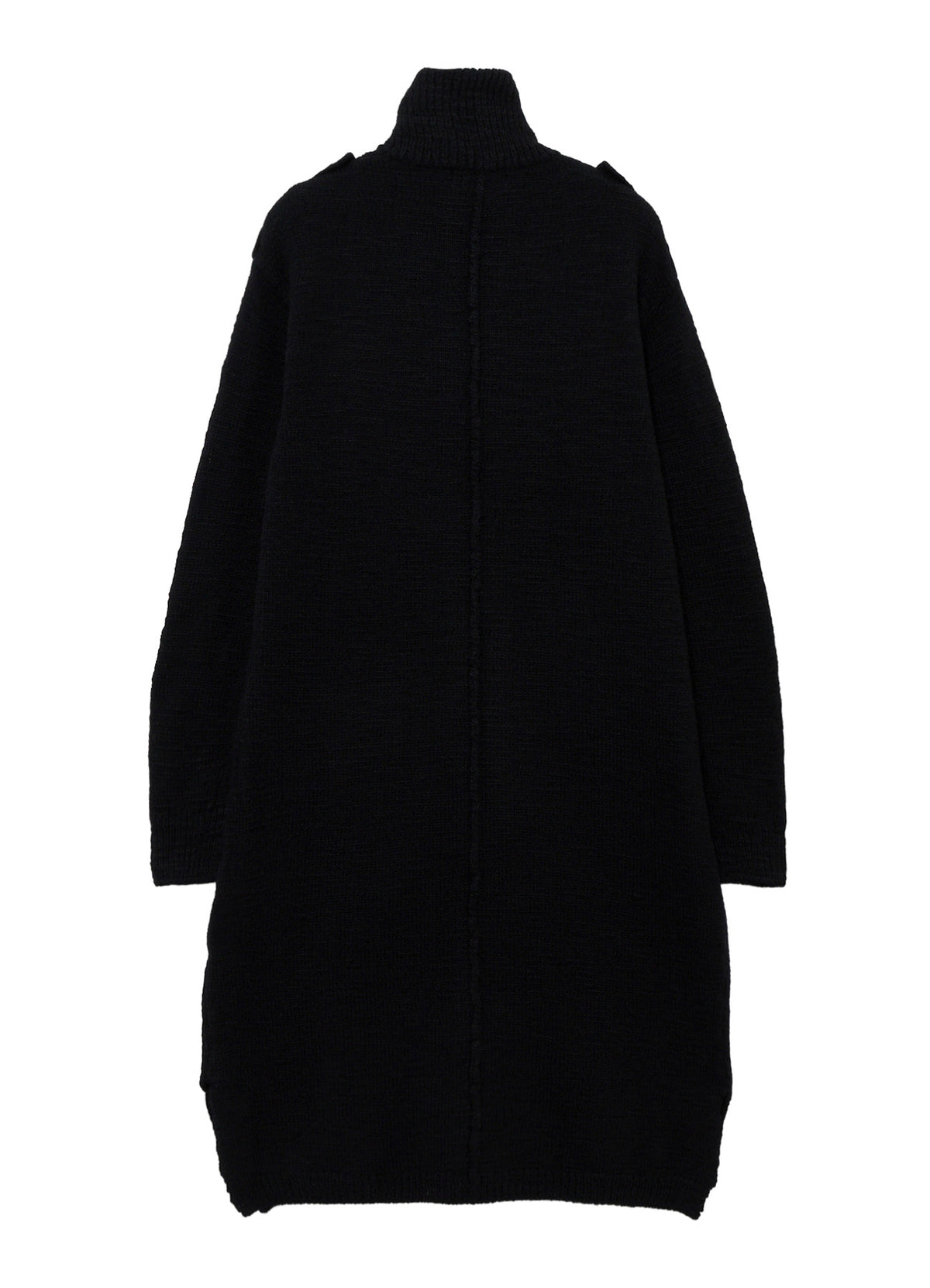SINGLE JERSEY SHOULDER EPAULET HIGH NECK LONG CD