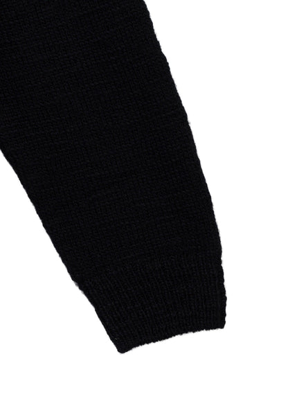 SINGLE JERSEY SHOULDER EPAULET HIGH NECK LONG CD