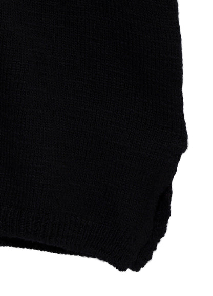 SINGLE JERSEY SHOULDER EPAULET HIGH NECK LONG CD