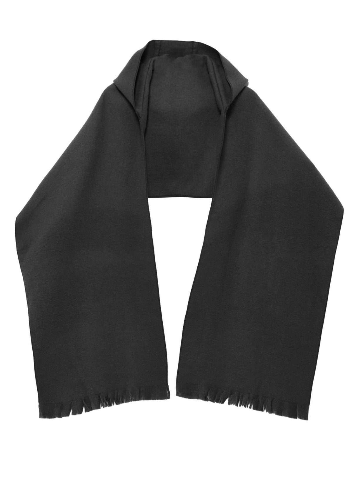 MILLED WOOL HOOD STOLE